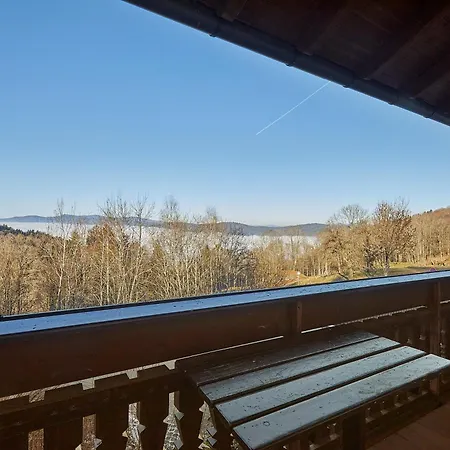 Aparthotel Moderne Im Bayerischen Wald Mit Bergblick, Balkon & Grosser Terrasse